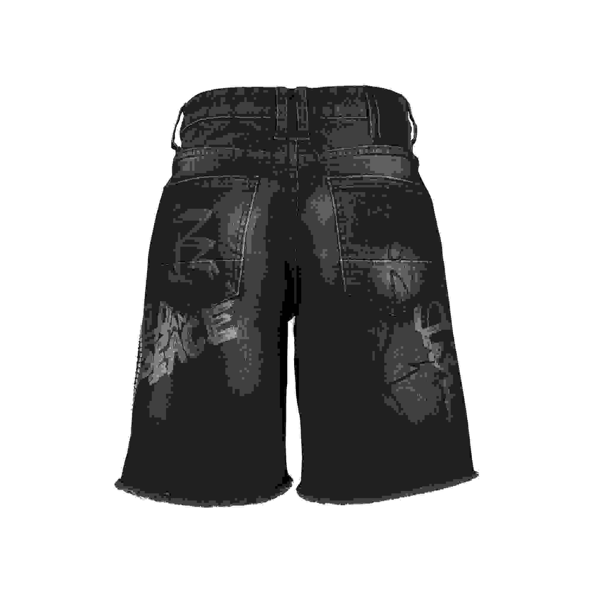 Smoke Rise Smiley Big Boys' Molten Black Shorts